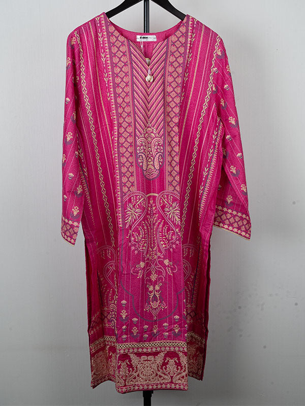 Jacquard Pink Stitched Suit - Gul Ahmed