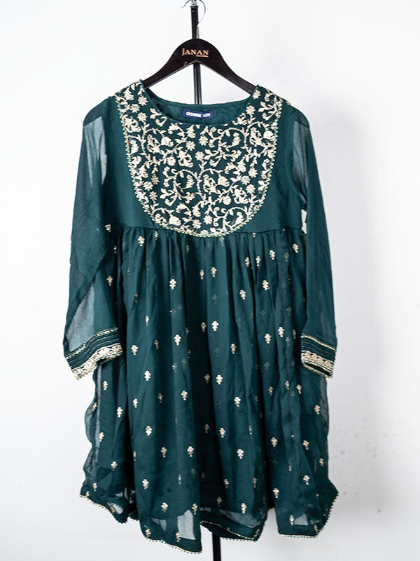 Green Stitched Suit - Ochre