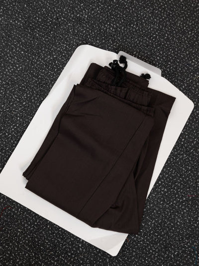 Blended Brown Kurta Trouser - J. Junaid Jamshed
