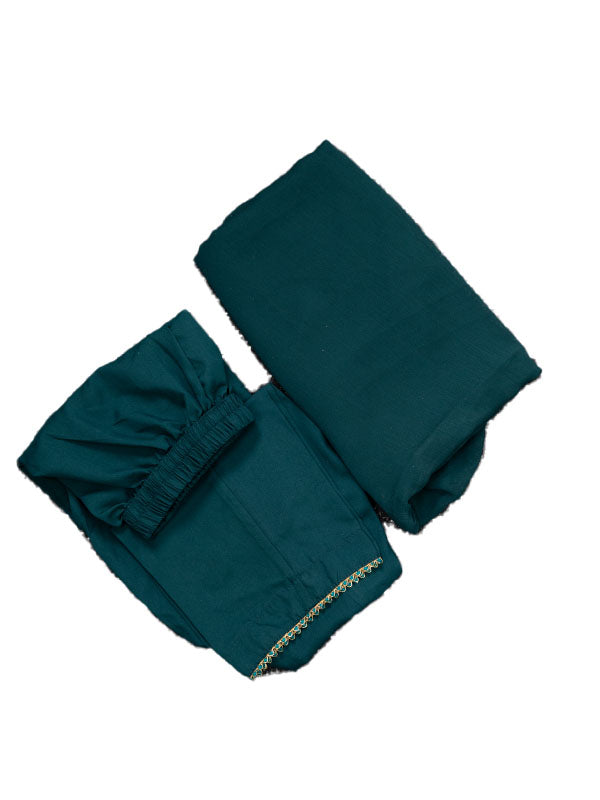 Green Stitched Suit - Ochre