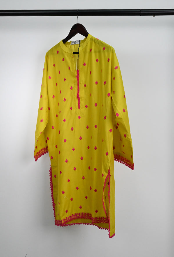 Light Yellow Stitched Suit - Bonanza