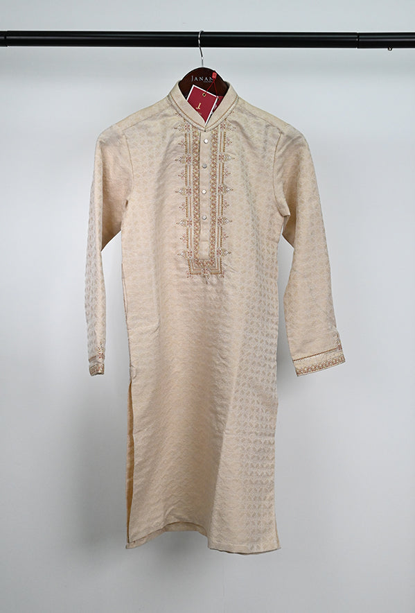 Polyester Gold Special Kurta - J. Junaid Jamshed