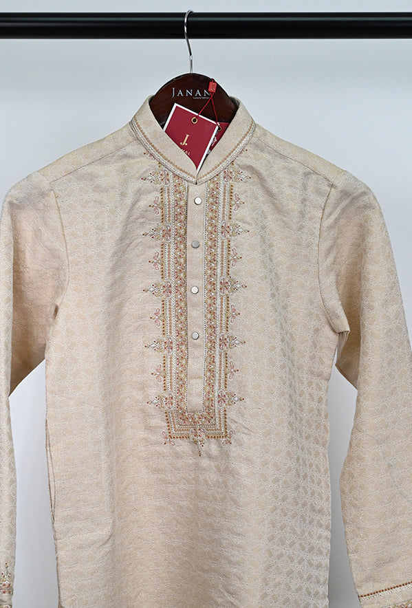 Polyester Gold Special Kurta - J. Junaid Jamshed