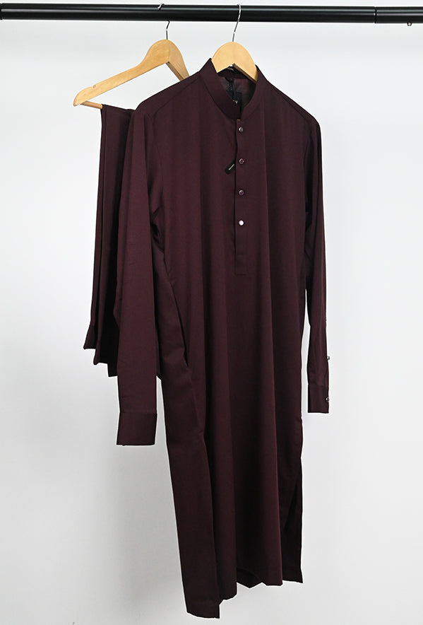 Blended Burgundy Shalwar Kameez - Cast & Crew