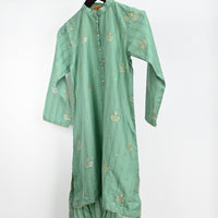 Golden Green Stitched Suit - Senorita