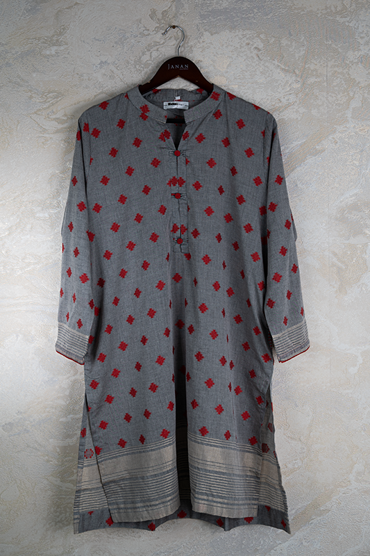 Lawn Grey Stitched Suit - Gul Ahmed