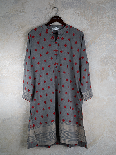 Lawn Grey Stitched Suit - Gul Ahmed