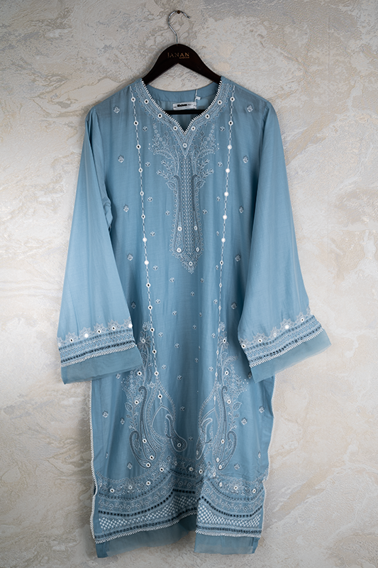 Sky Blue Stitched Suit - Gul Ahmed