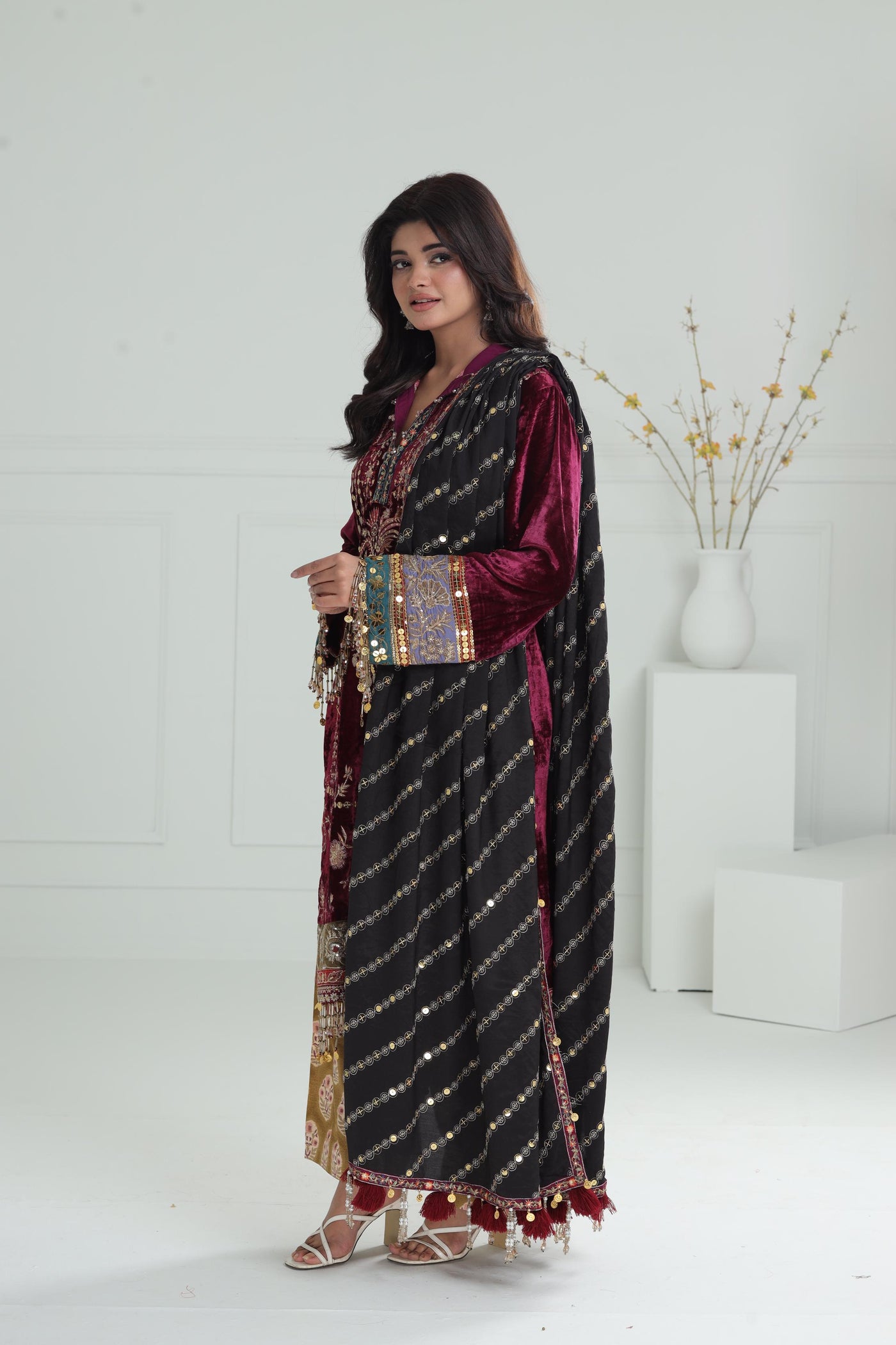 Design 2 - Sana Safinaz Velvet Luxury Stitched Collection