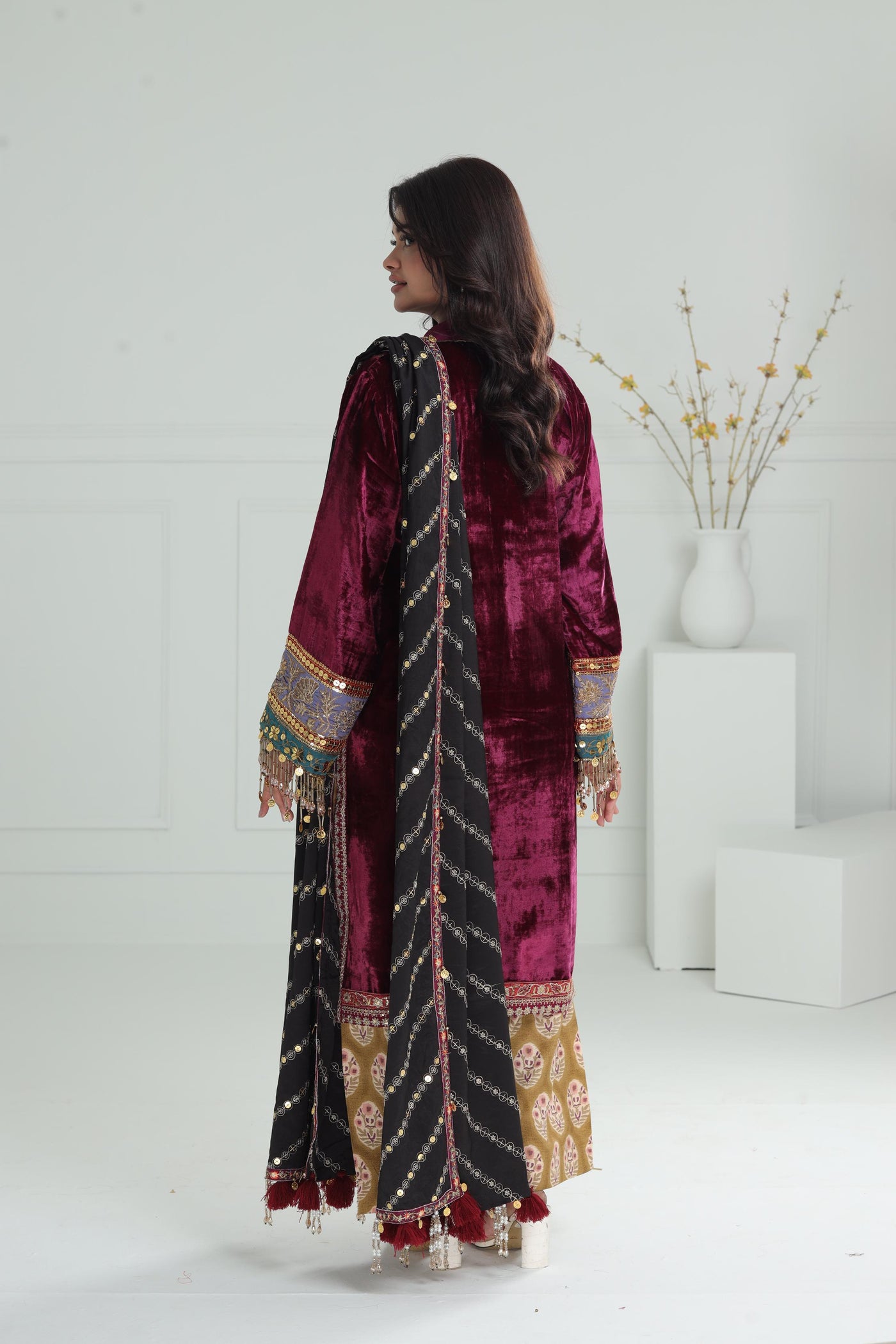 Design 2 - Sana Safinaz Velvet Luxury Stitched Collection