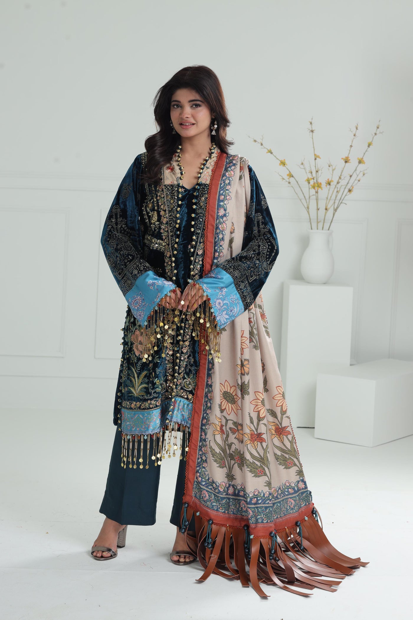 Design 3 - Sana Safinaz Velvet Luxury Stitched Collection