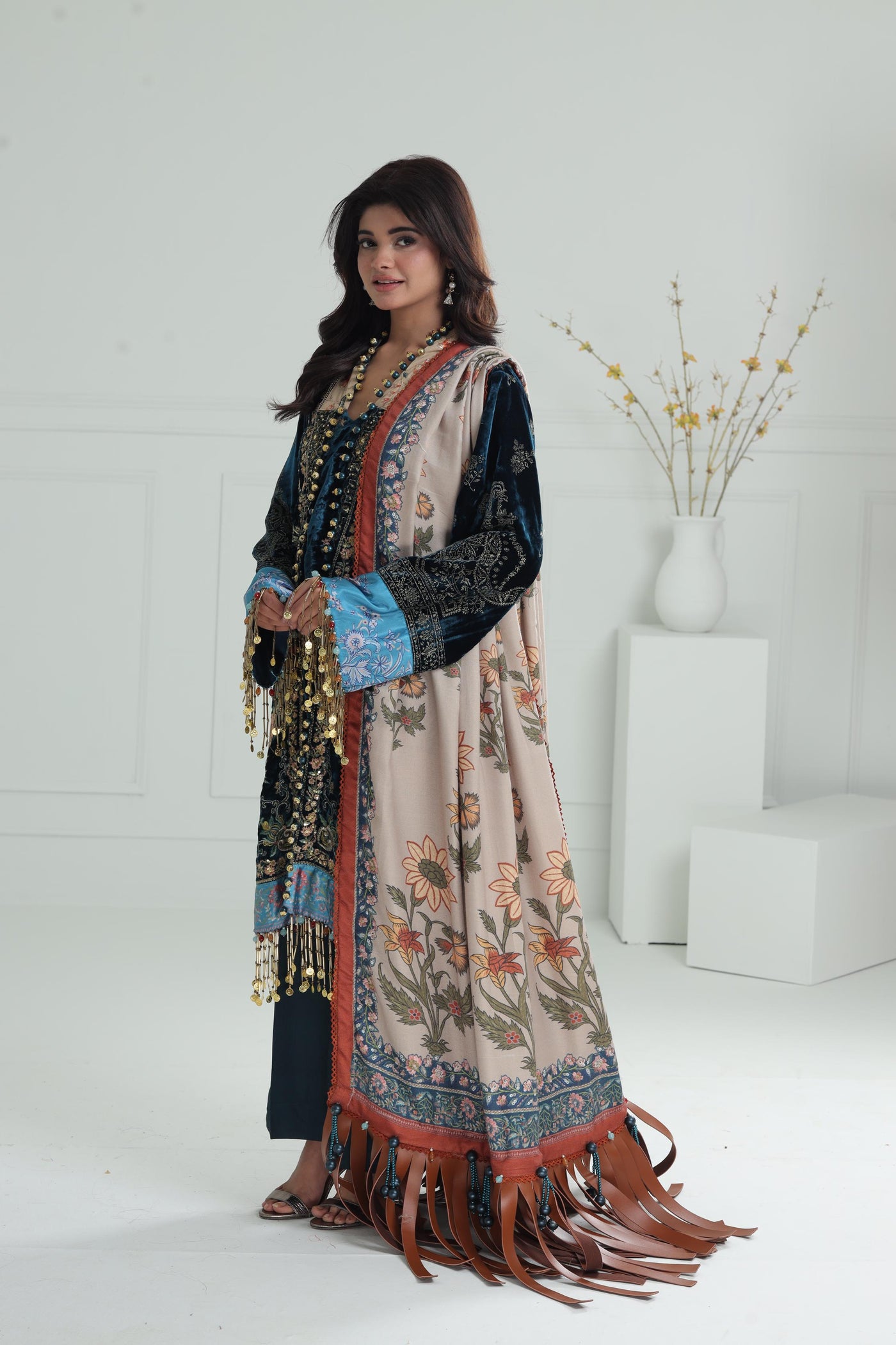 Design 3 - Sana Safinaz Velvet Luxury Stitched Collection