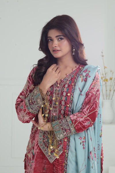 Design 5 - Sana Safinaz Velvet Luxury Stitched Collection