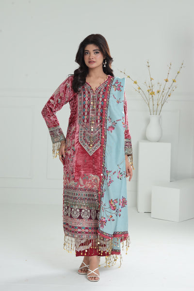 Design 5 - Sana Safinaz Velvet Luxury Stitched Collection