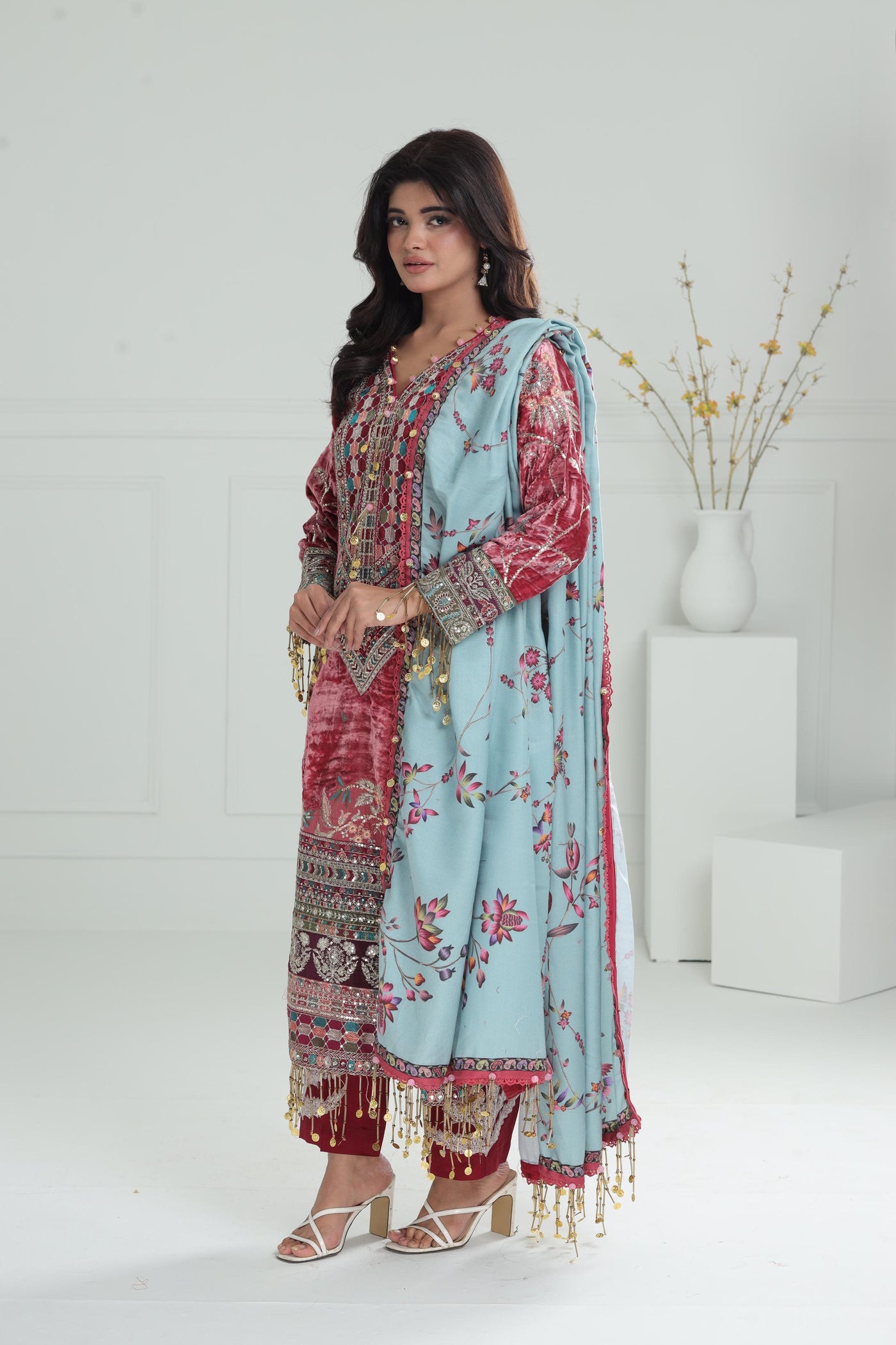 Design 5 - Sana Safinaz Velvet Luxury Stitched Collection