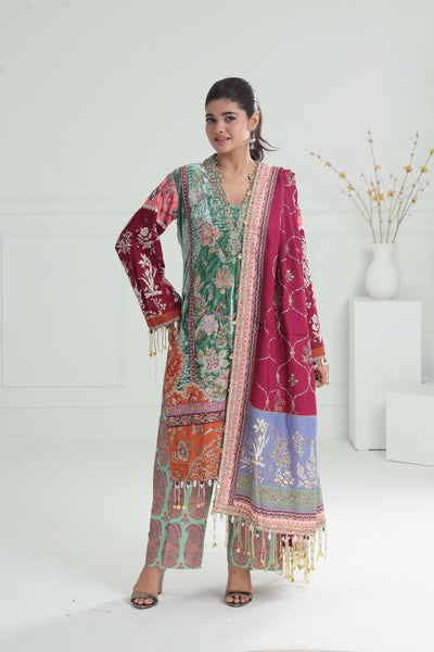 Design 6 - Sana Safinaz Velvet Luxury Stitched Collection