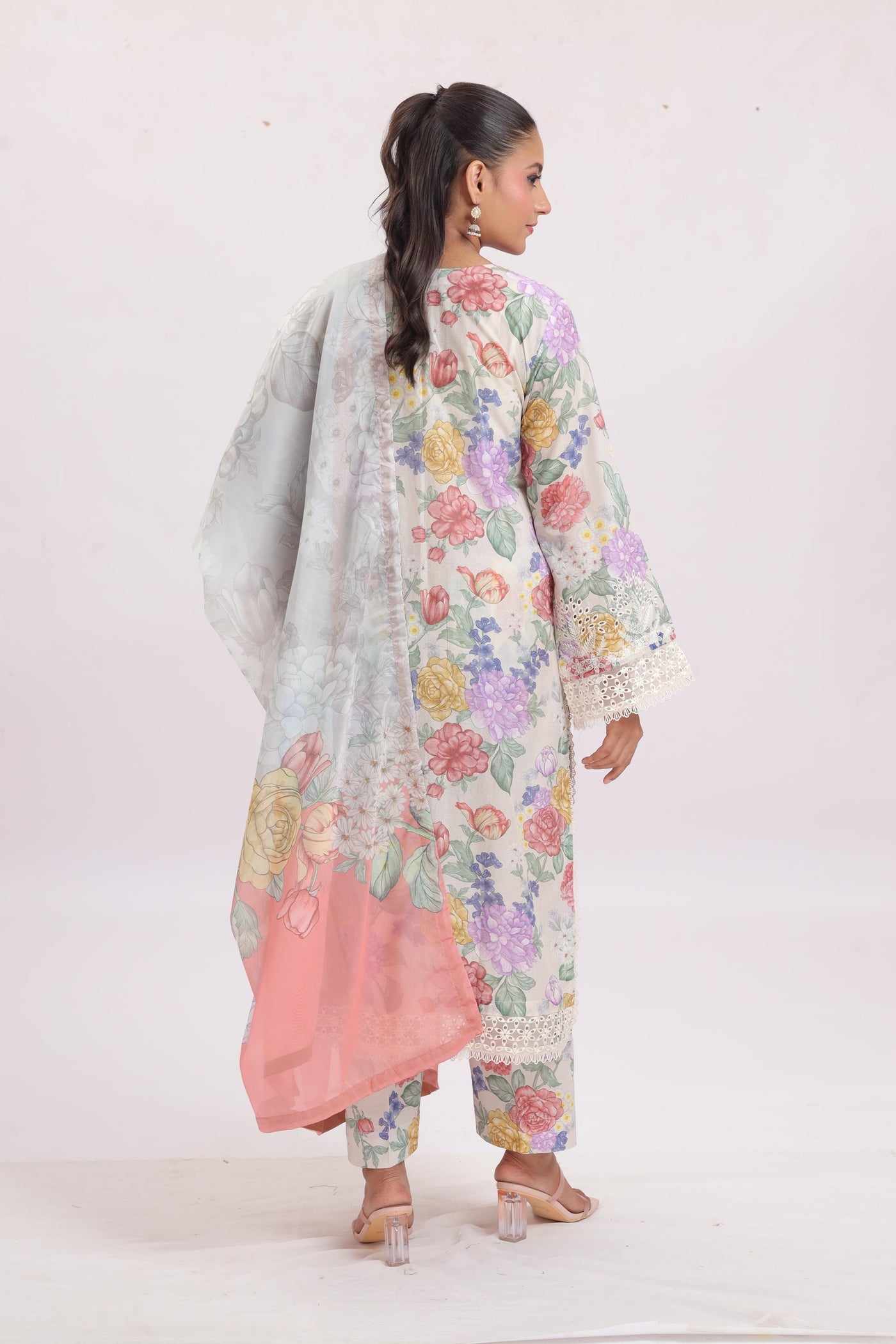 Velouria - Ayzel Printed Embroidered Stitched