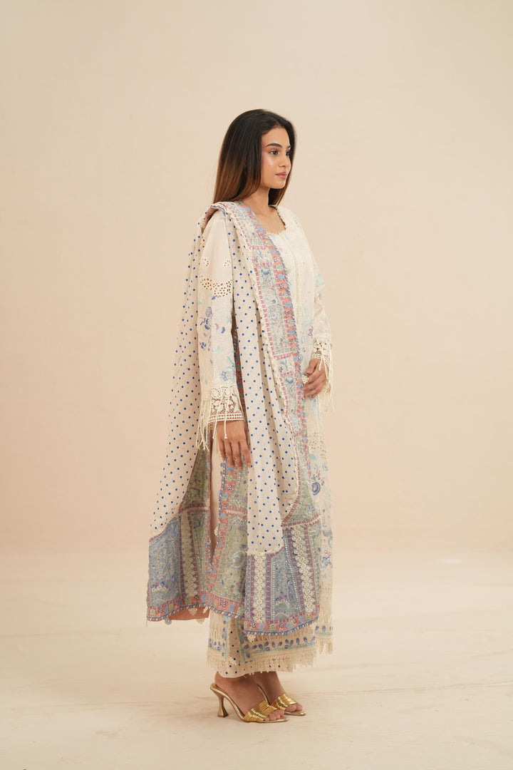 Veluna - Suffuse Embroidered Lawn Stitched