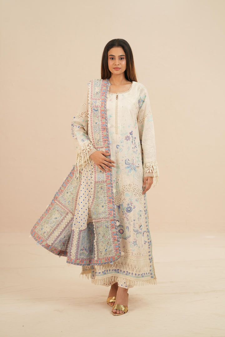 Veluna - Suffuse Embroidered Lawn Stitched
