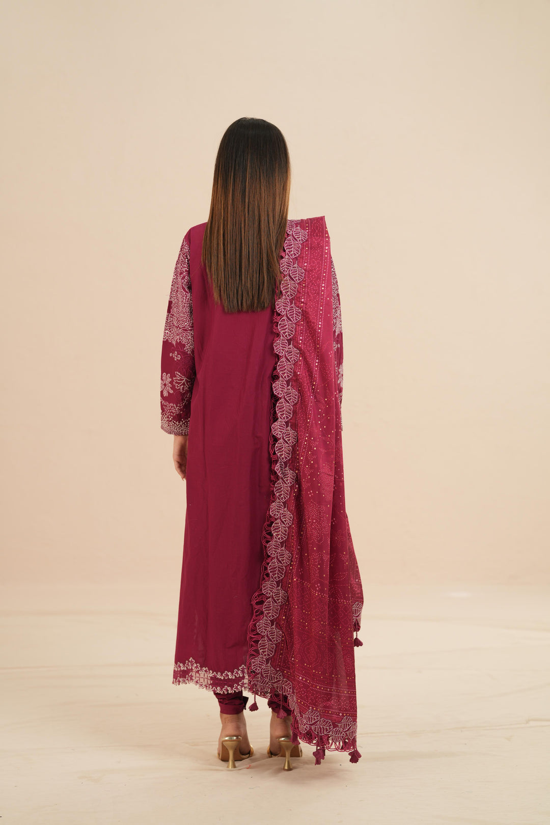 Vesria - Suffuse Embroidered Lawn Stitched
