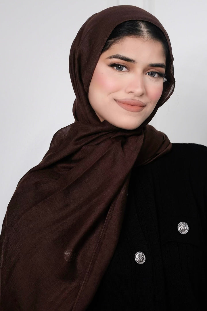 Brown Viscose Hijab