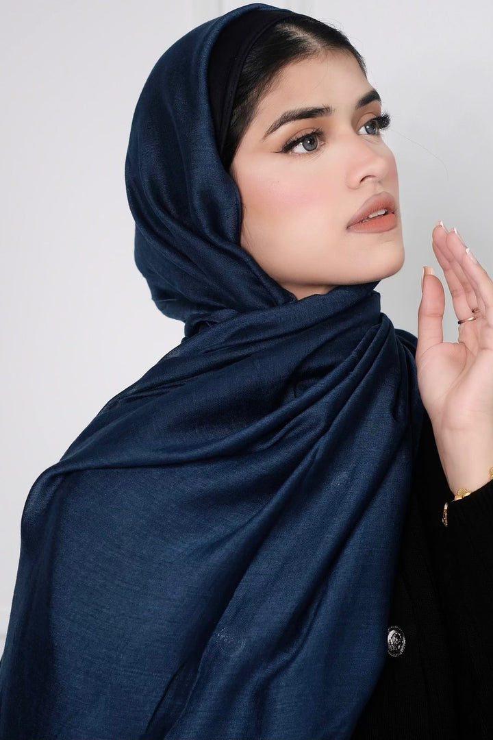 Navy Viscose Hijab