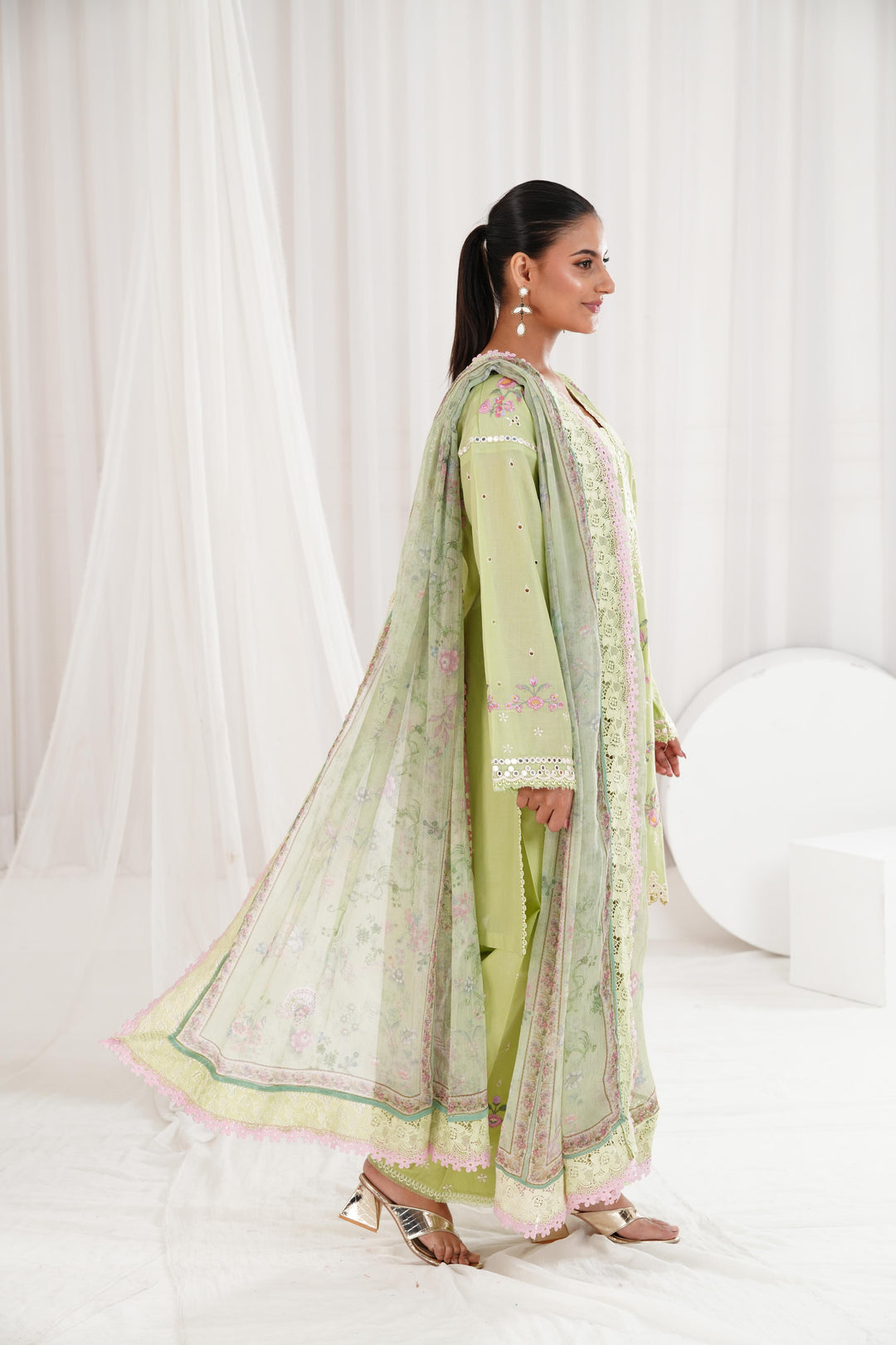 Design 1A - Sobia Nazir Vital Lawn Stitched