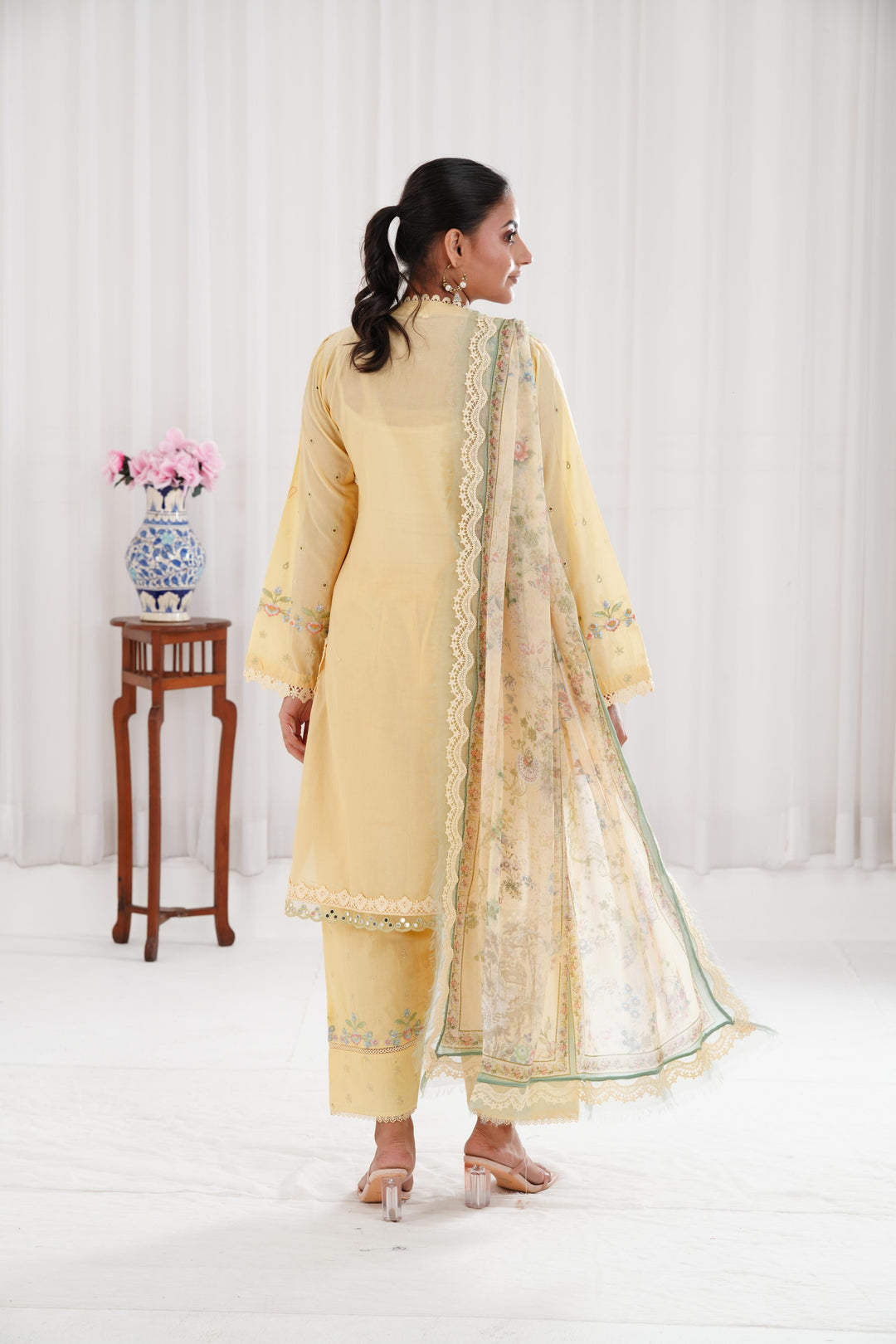 Design 1B - Sobia Nazir Vital Lawn Stitched