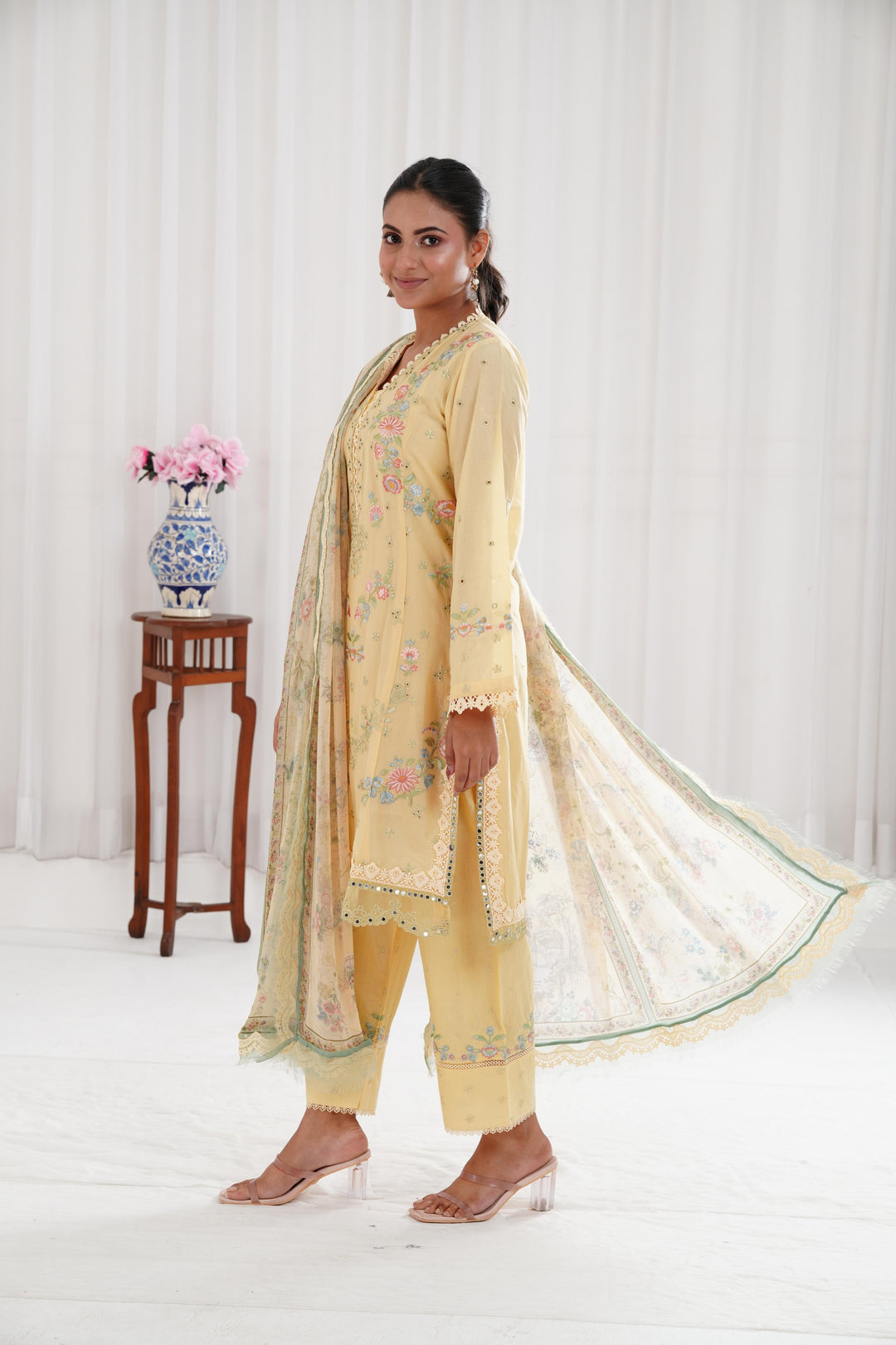 Design 1B - Sobia Nazir Vital Lawn Stitched