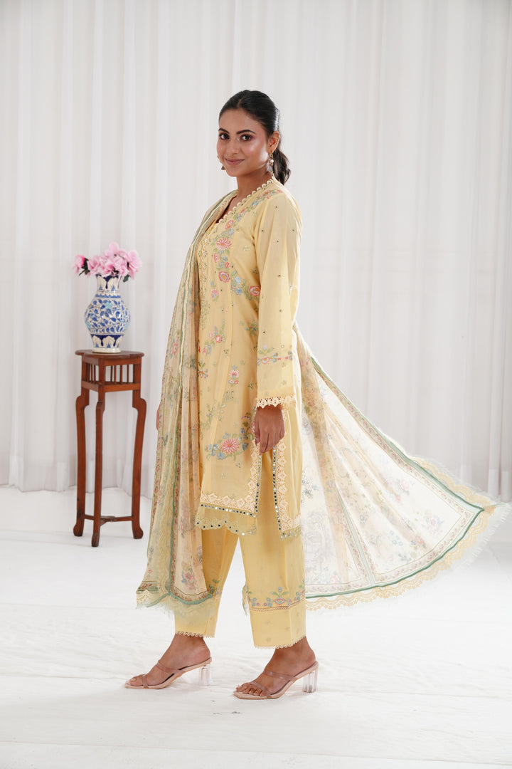 Design 1B - Sobia Nazir Vital Lawn Stitched