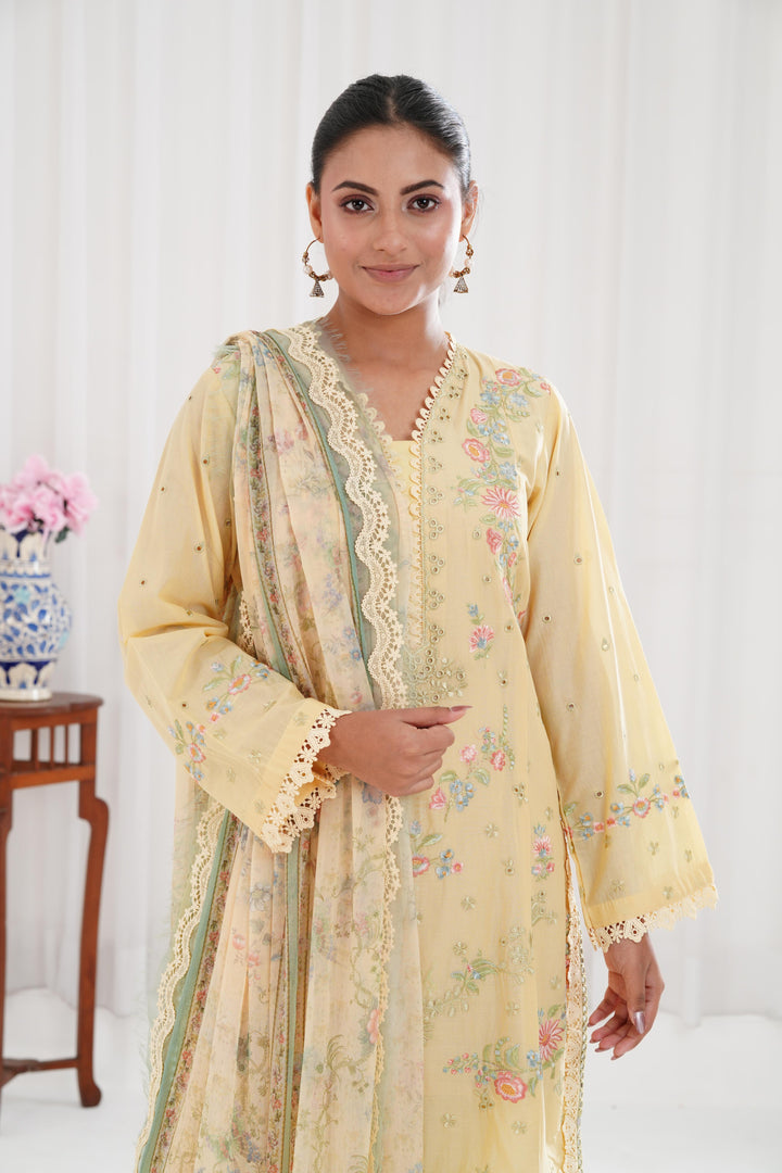 Design 1B - Sobia Nazir Vital Lawn Stitched