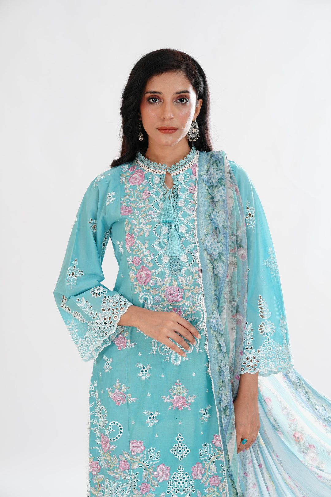 Design 3A - Sobia Nazir Vital Lawn Stitched