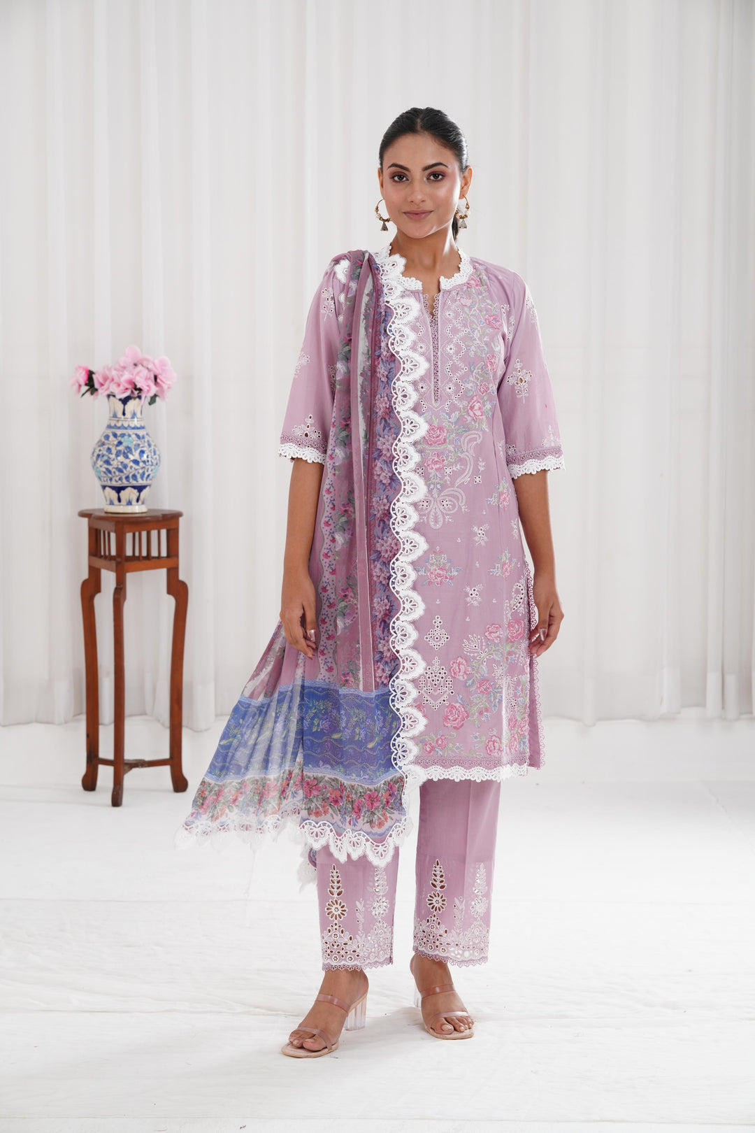 Design 3B - Sobia Nazir Vital Lawn Stitched