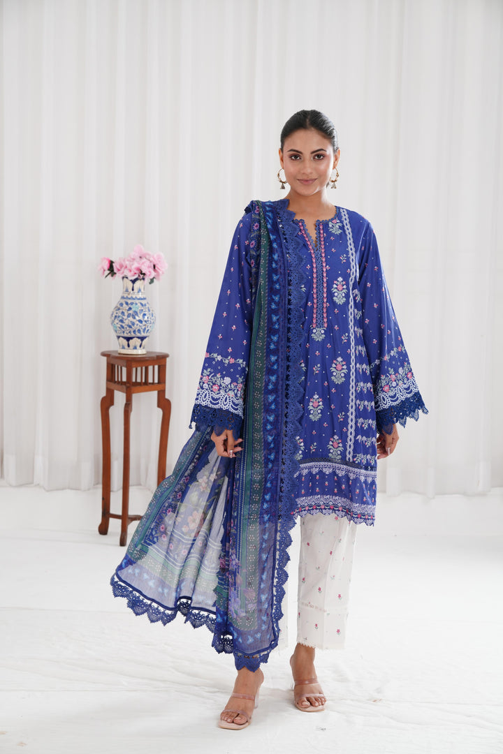 Design 6B - Sobia Nazir Vital Lawn Stitched
