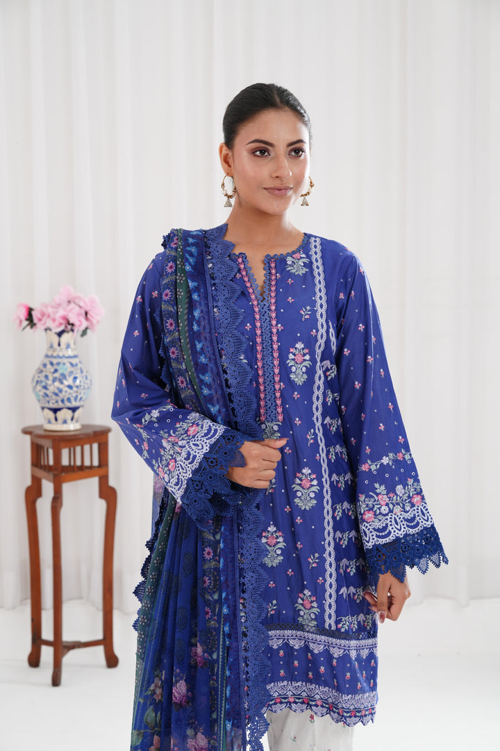 Design 6B - Sobia Nazir Vital Lawn Stitched