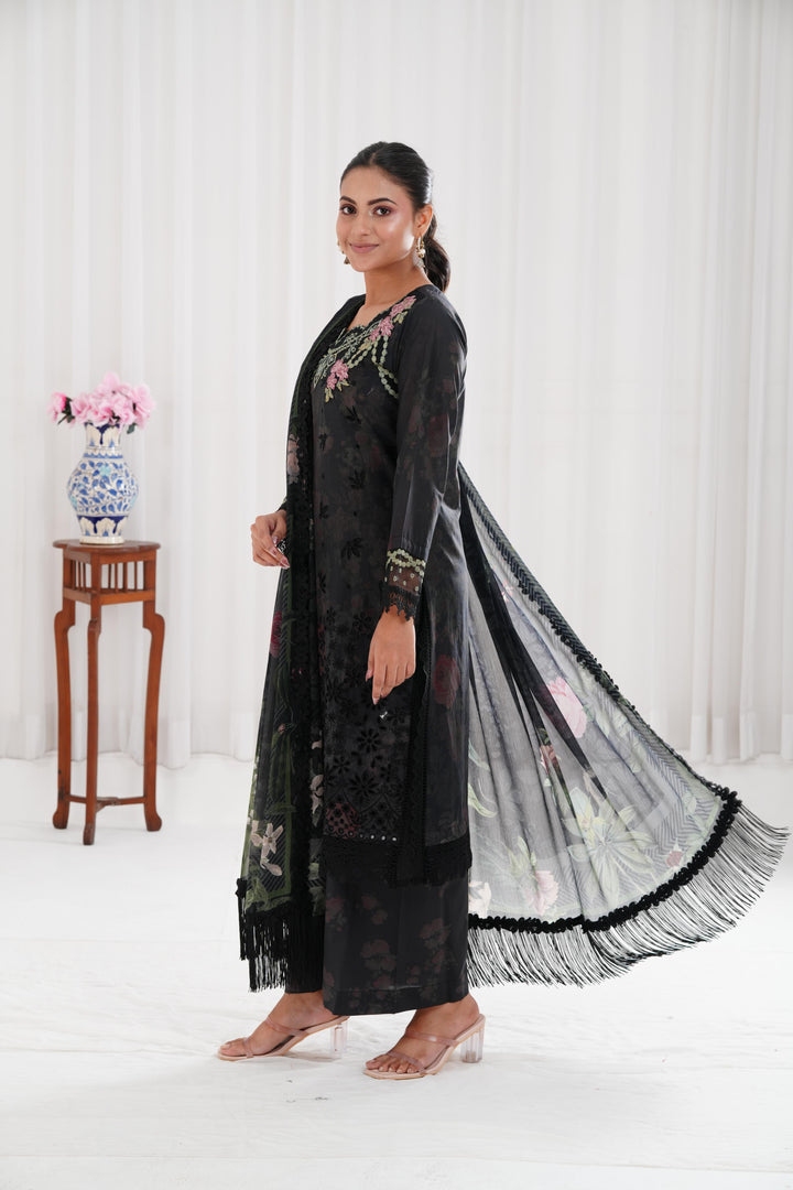 Design 8A - Sobia Nazir Vital Lawn Stitched