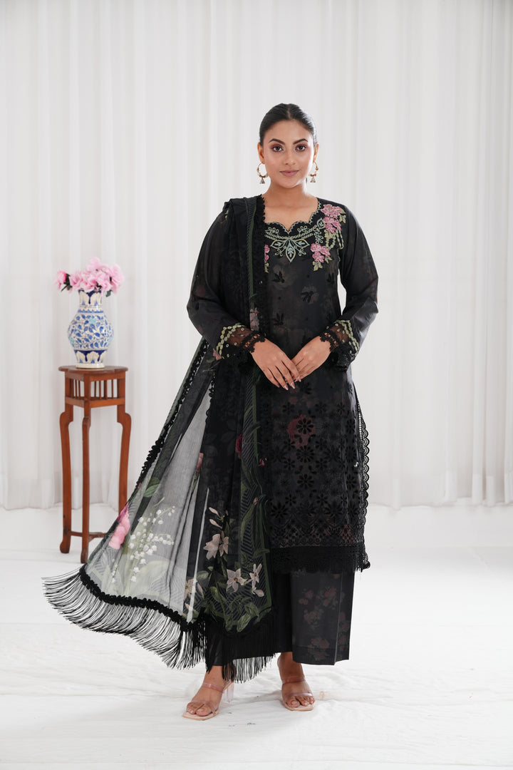 Design 8A - Sobia Nazir Vital Lawn Stitched