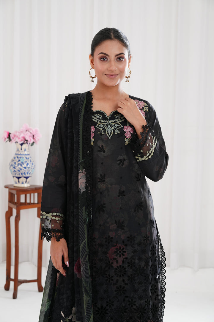Design 8A - Sobia Nazir Vital Lawn Stitched