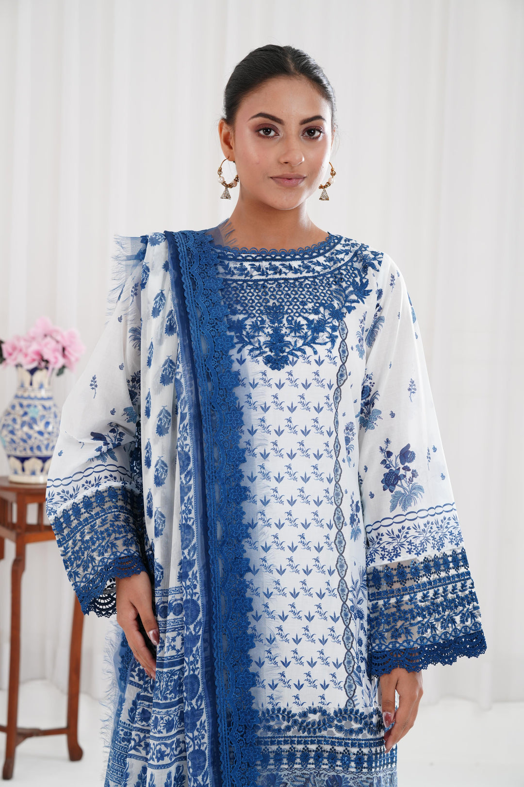 Design 10B - Sobia Nazir Vital Lawn Stitched