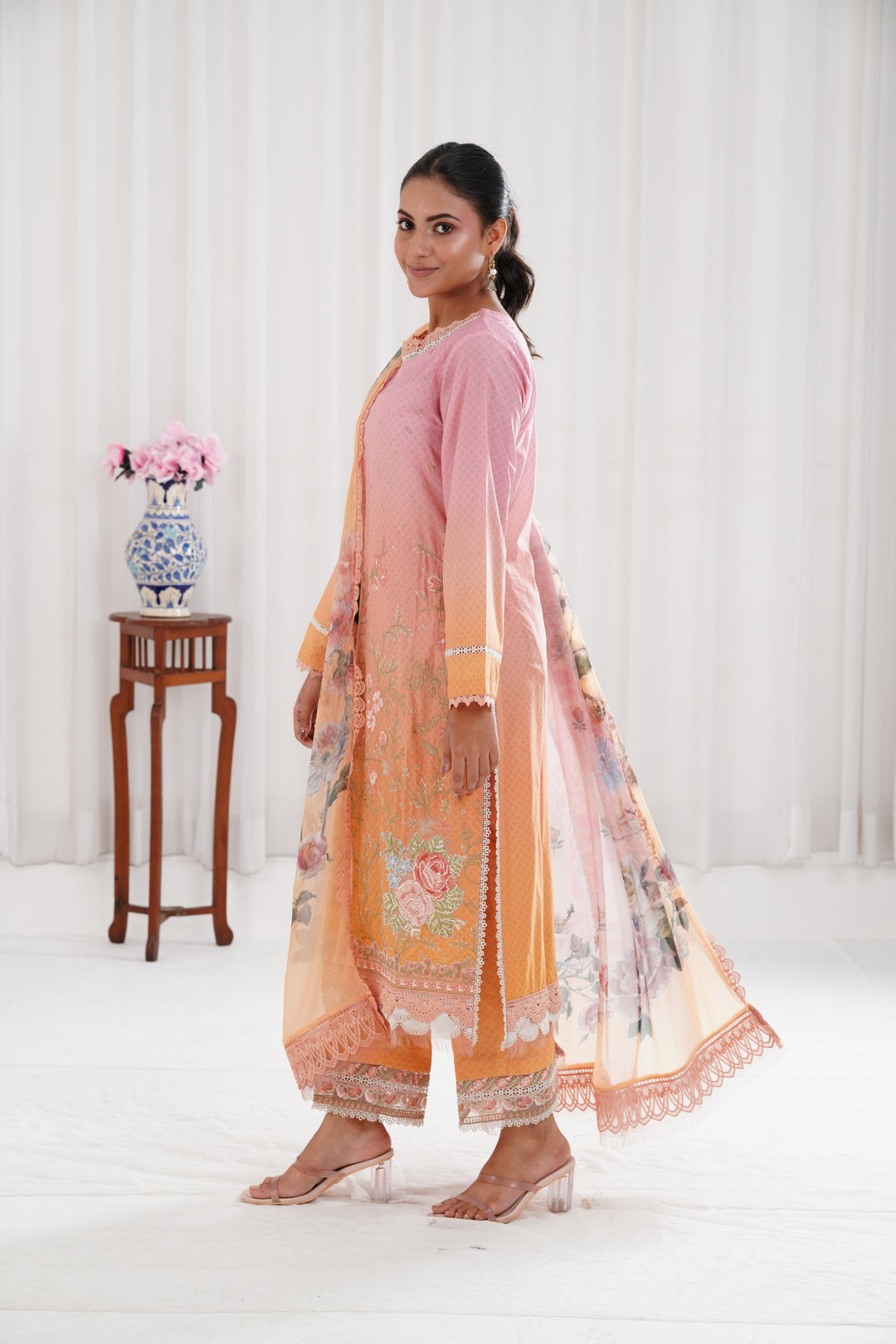 Design 11B - Sobia Nazir Vital Lawn Stitched