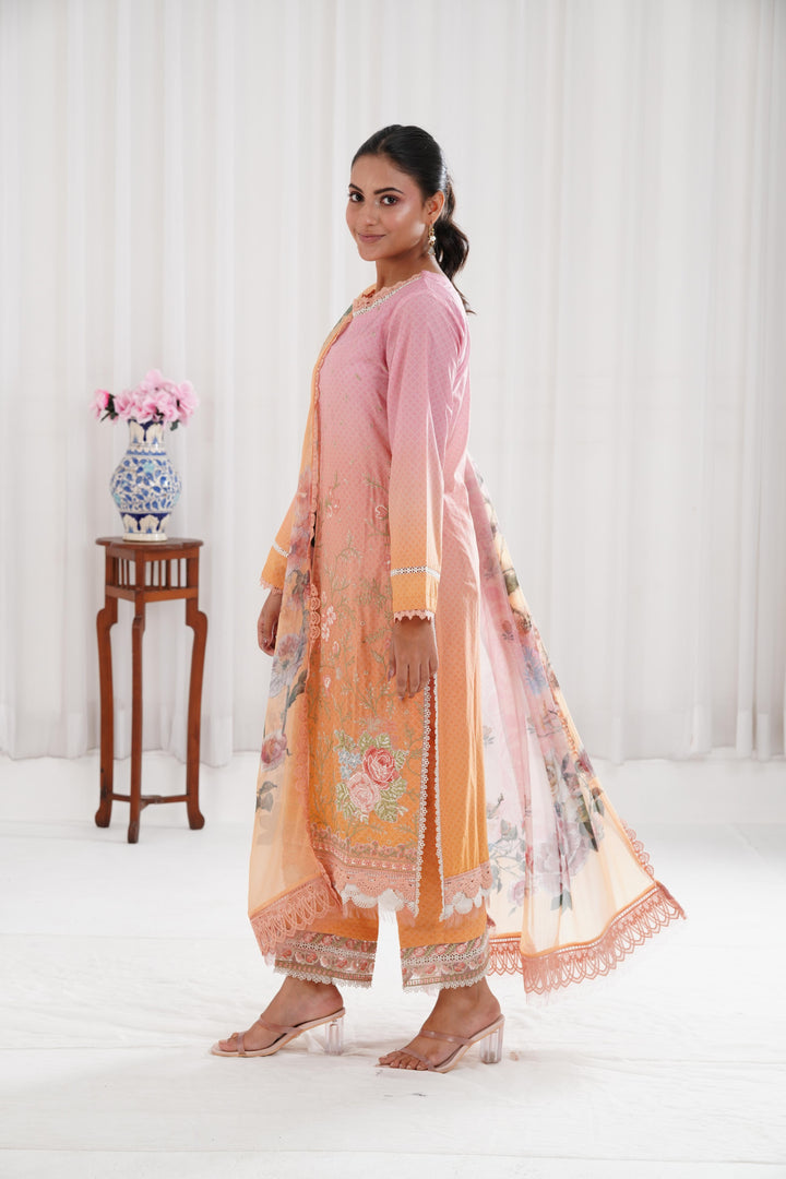 Design 11B - Sobia Nazir Vital Lawn Stitched