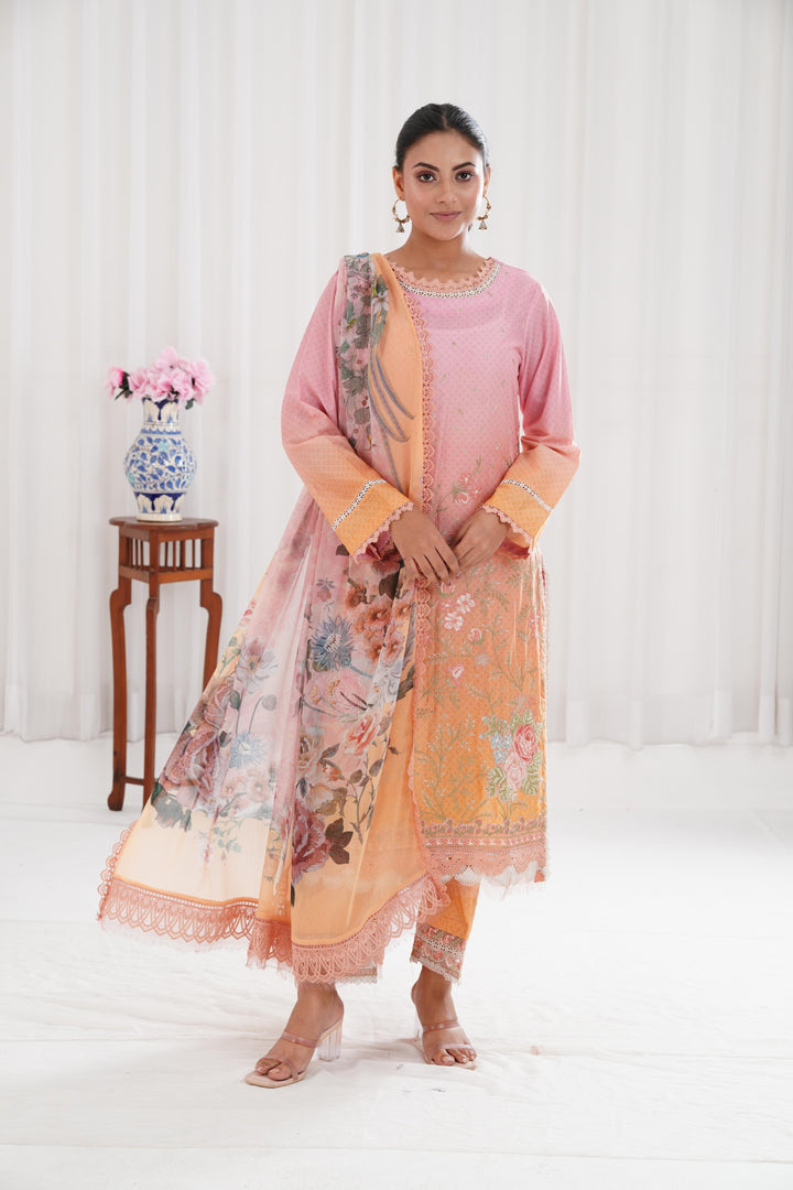 Design 11B - Sobia Nazir Vital Lawn Stitched