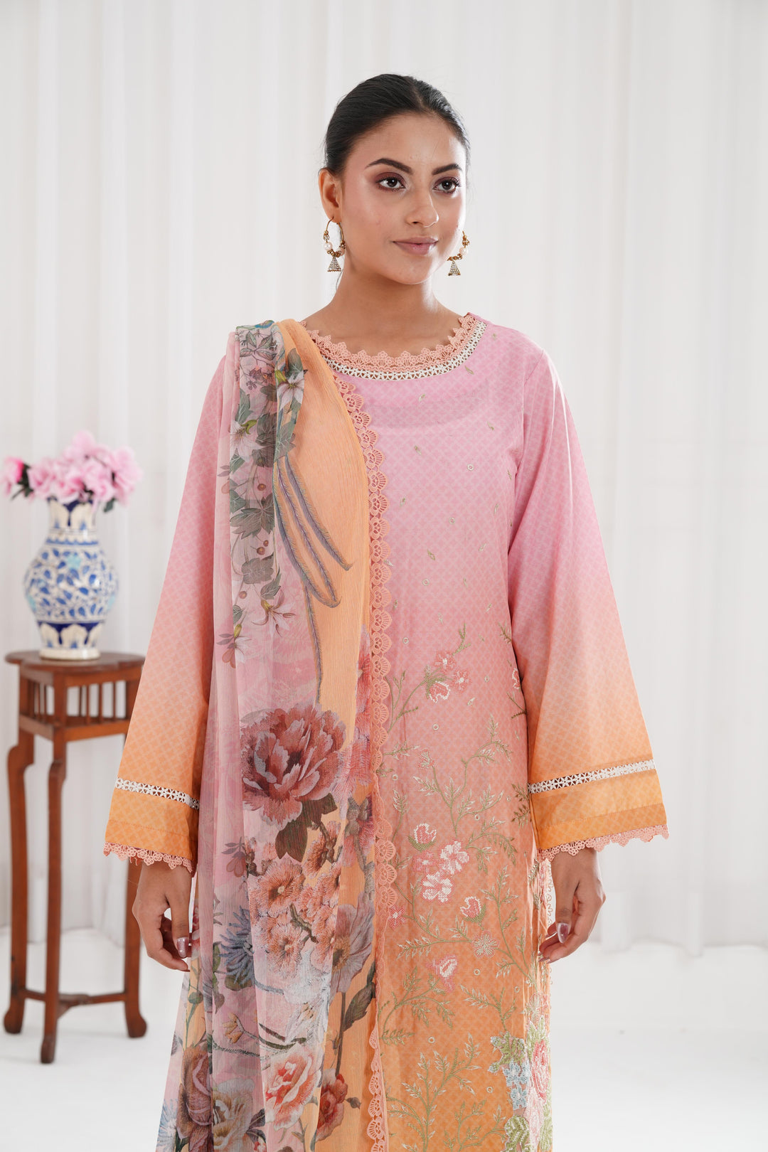 Design 11B - Sobia Nazir Vital Lawn Stitched