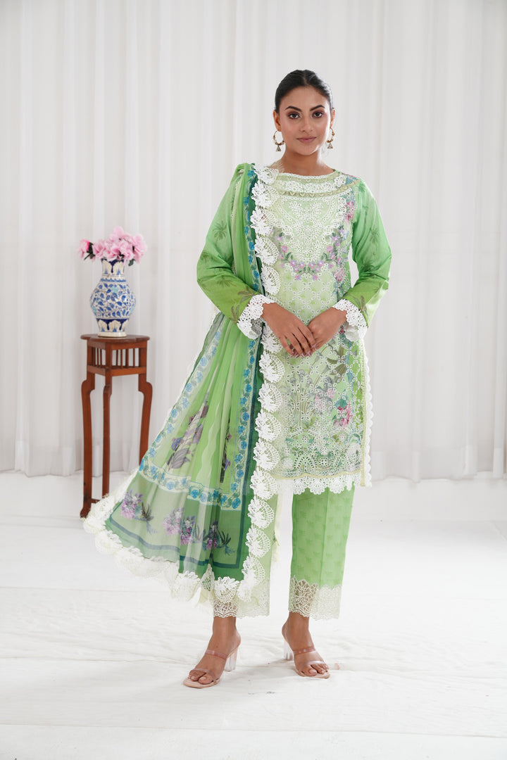 Design 12A - Sobia Nazir Vital Lawn Stitched