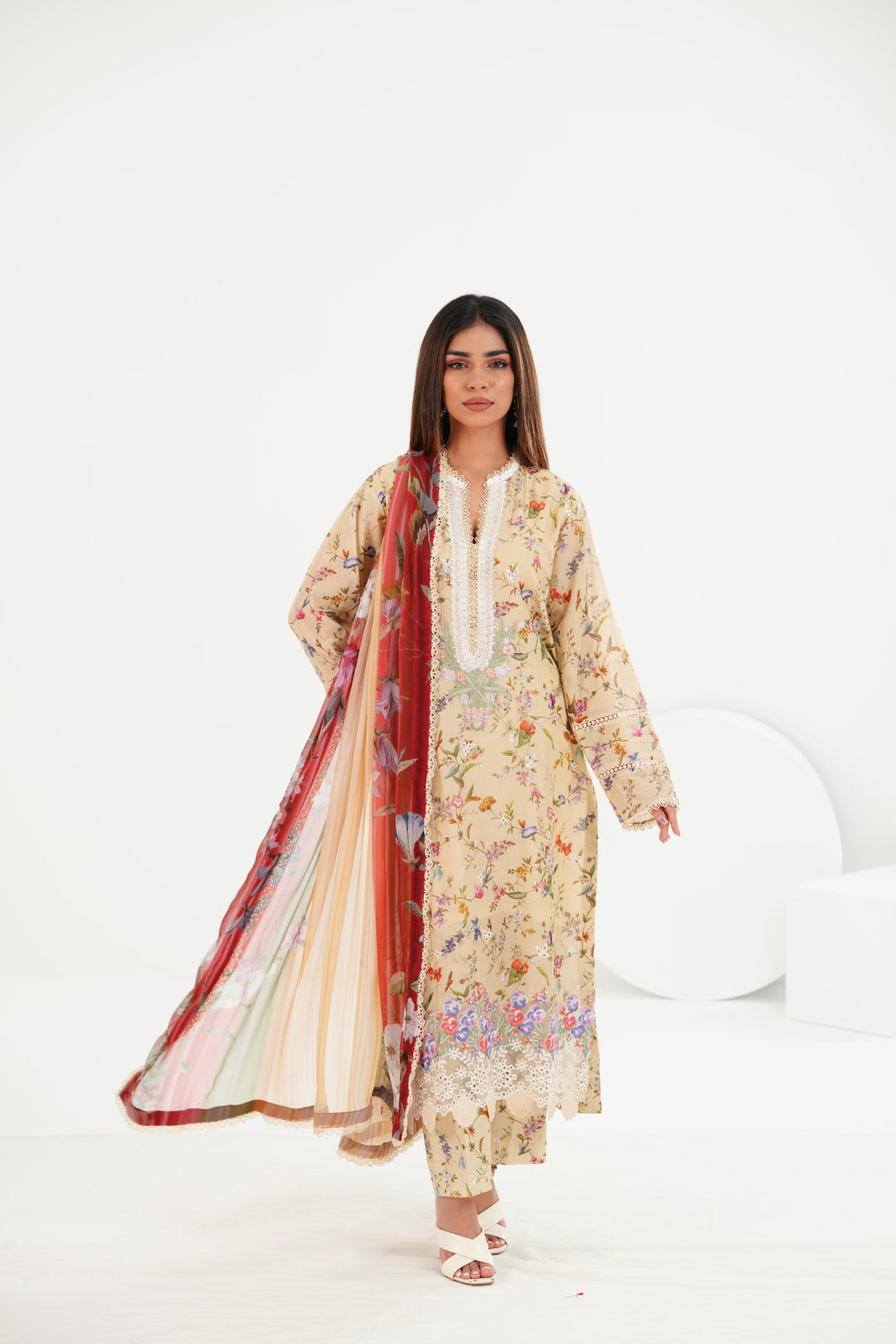 Design 3A - Sobia Nazir Vital Vol 2 Stitched