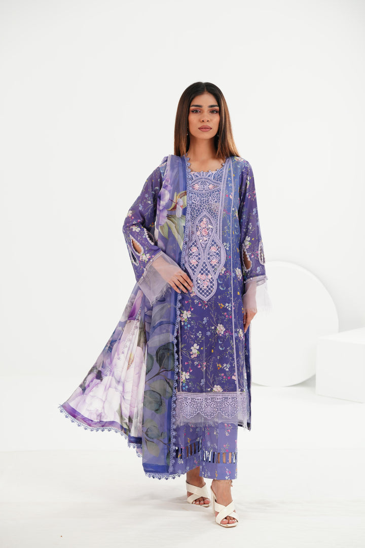 Design 8A - Sobia Nazir Vital Vol 2 Stitched