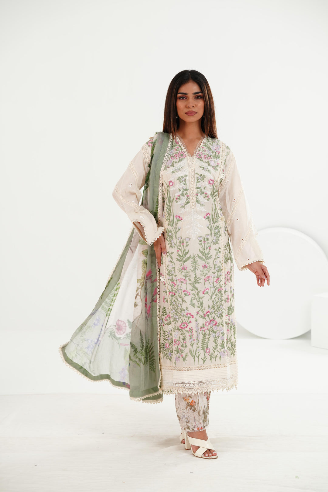 Design 9A - Sobia Nazir Vital Vol 2 Stitched