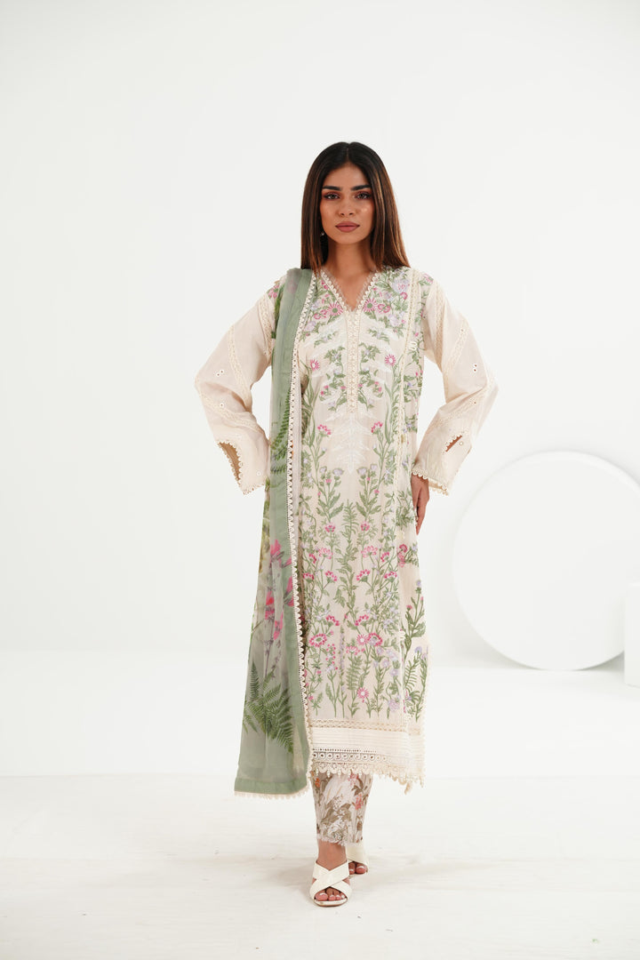 Design 9A - Sobia Nazir Vital Vol 2 Stitched