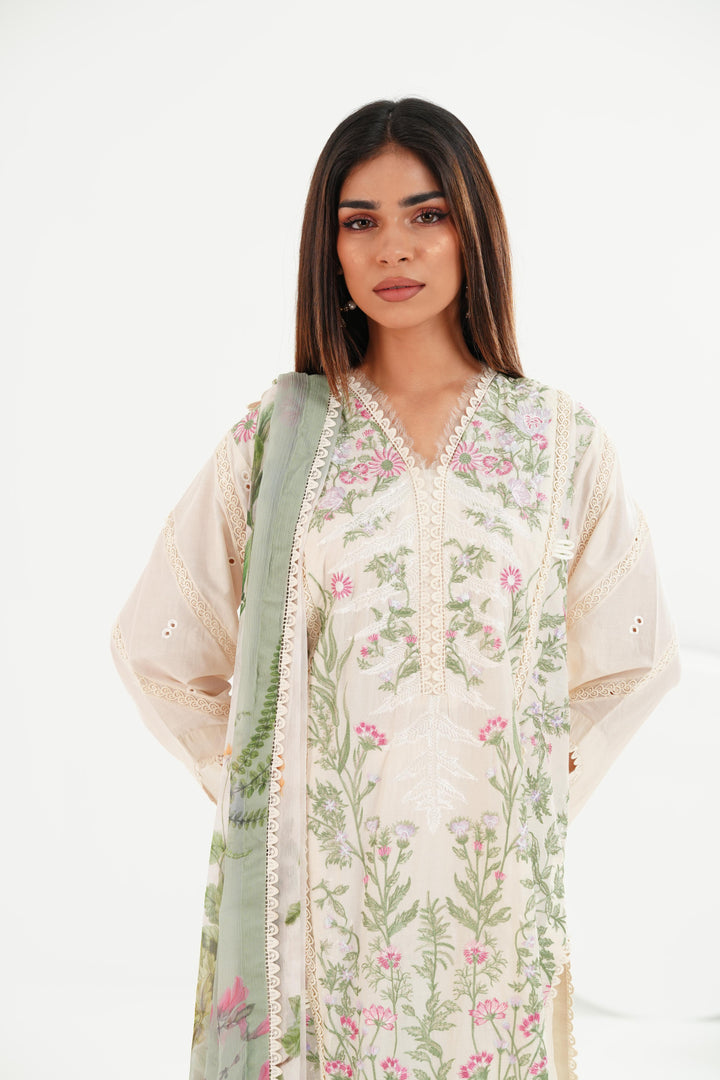 Design 9A - Sobia Nazir Vital Vol 2 Stitched