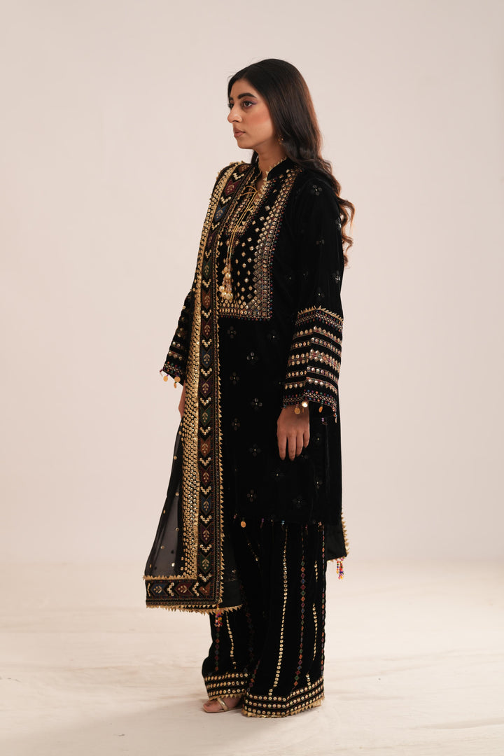 Design 5 - Jazmin Embroidered Formal Velvet Stitched